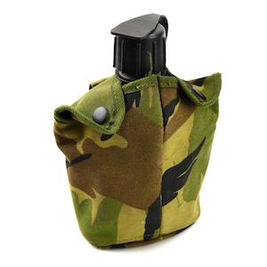 Genuine Dutch Army Canteen pouch and stainless steel cup Lid cap Alice Clips