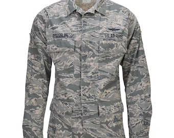 Original U.S. Military Uniform Men Jacket Digital Tiger Stripe Camouflage