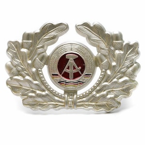 Echte Duitse leger NVA soldaat badge vizier hoed insignia kokarde cap NIEUW