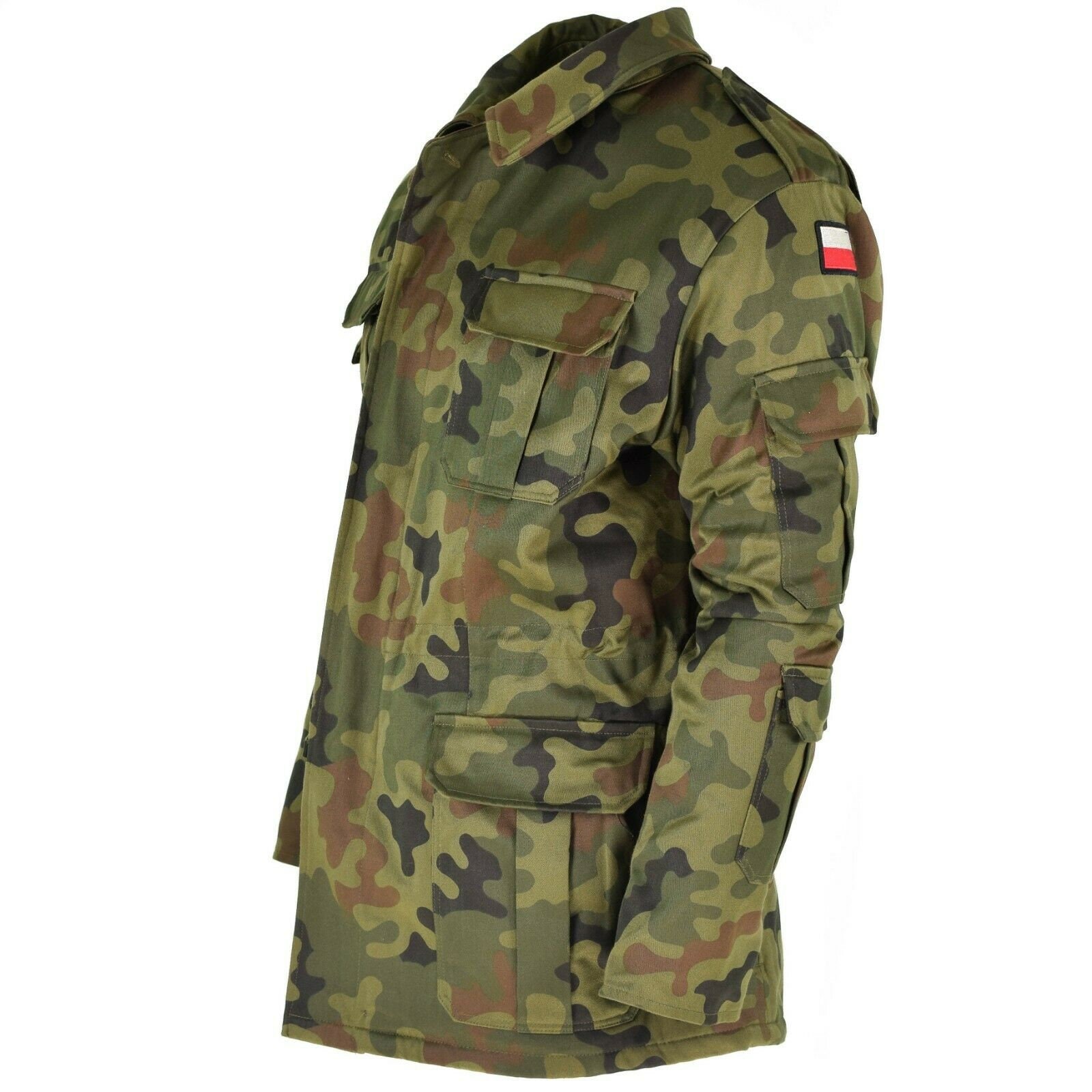 Men Genuine Polish army olive green panther camo jacket parka military BDU NEW Men's Clothing