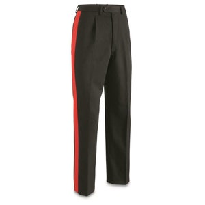 Pantalon de police italien original pantalon noir NEUF
