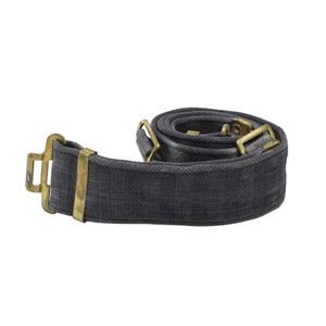 Original British Military webbing tactical belt troops combat quick release Blue