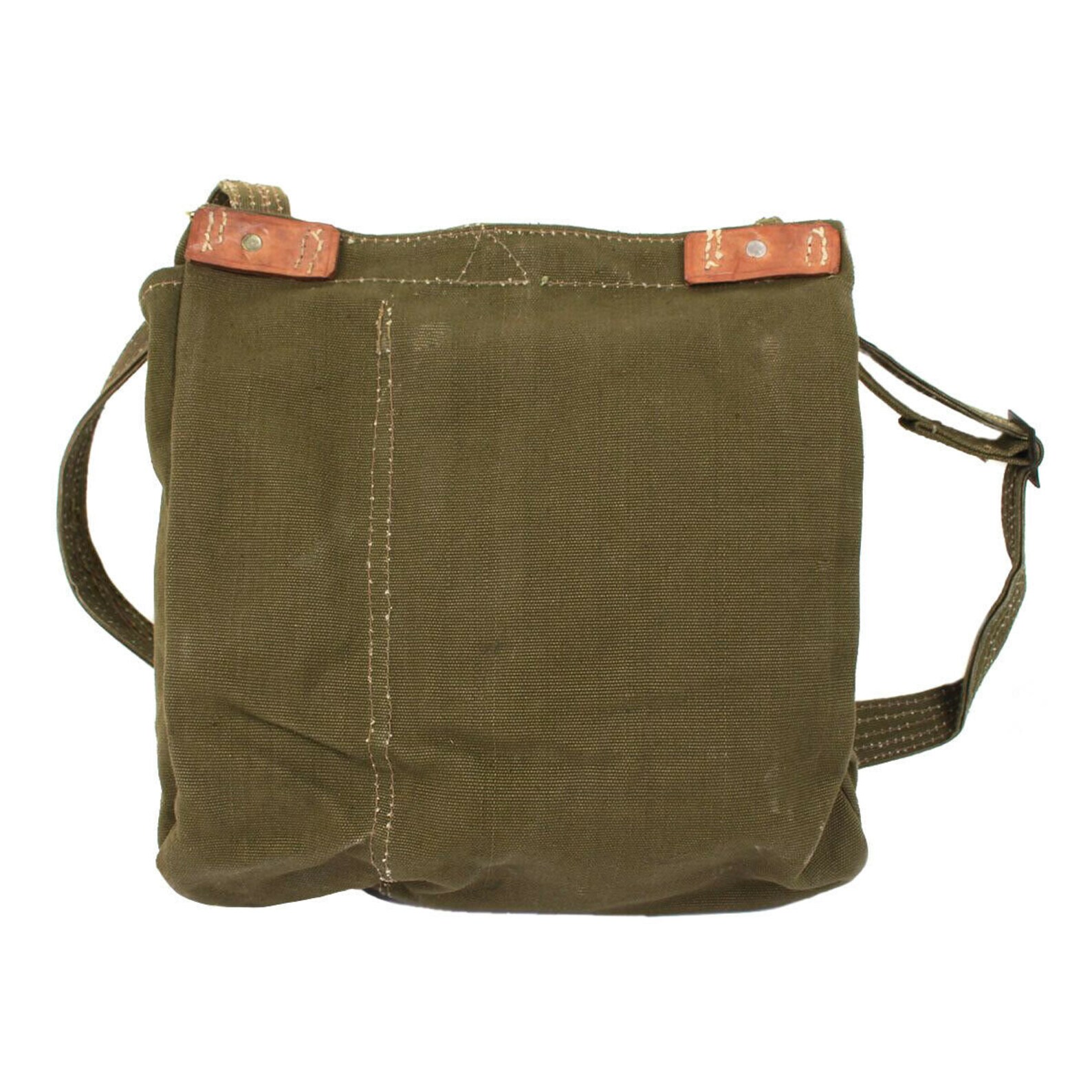 Genuine Romanian Army Bread Bag Military Surplus Olive Canvas Haversack