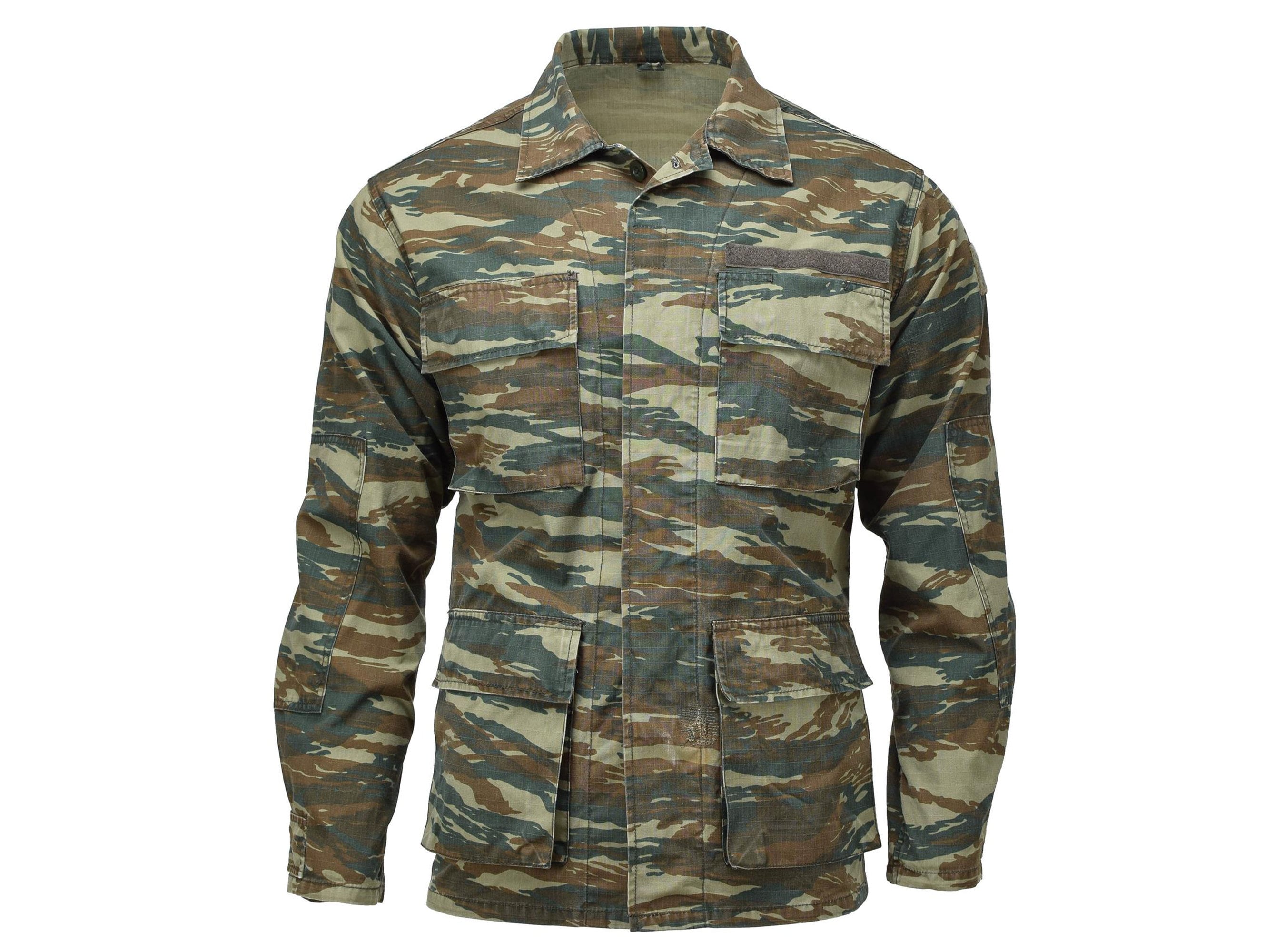 Original Greek military field BDU jacket lizard camouflage shirts ...