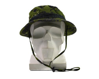 Genuine Danish Army Boonie hat Military M84 Flecktarn Camo jungle summer cap Denmark Military forces