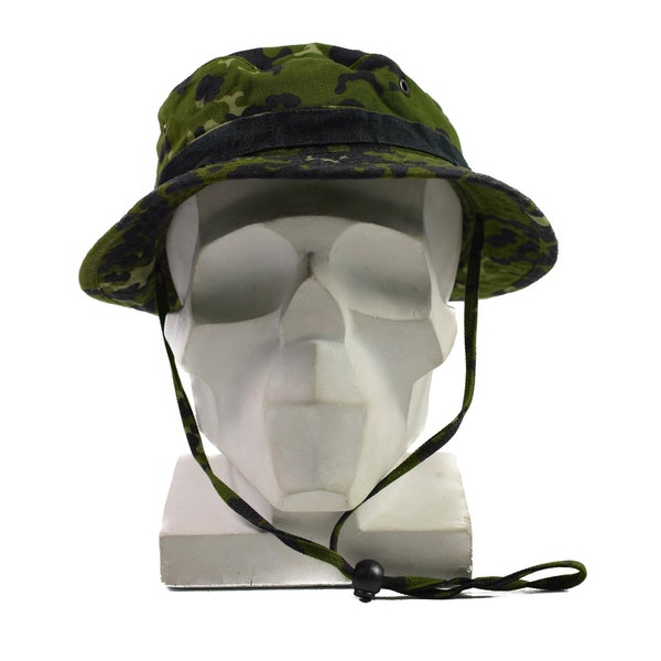 Genuine Danish Army Boonie hat Military M84 Flecktarn Camo jungle summer cap Denmark Military forces