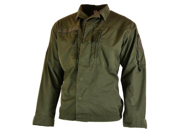 Original Austrian BH army combat shirt jacket rip… - image 1