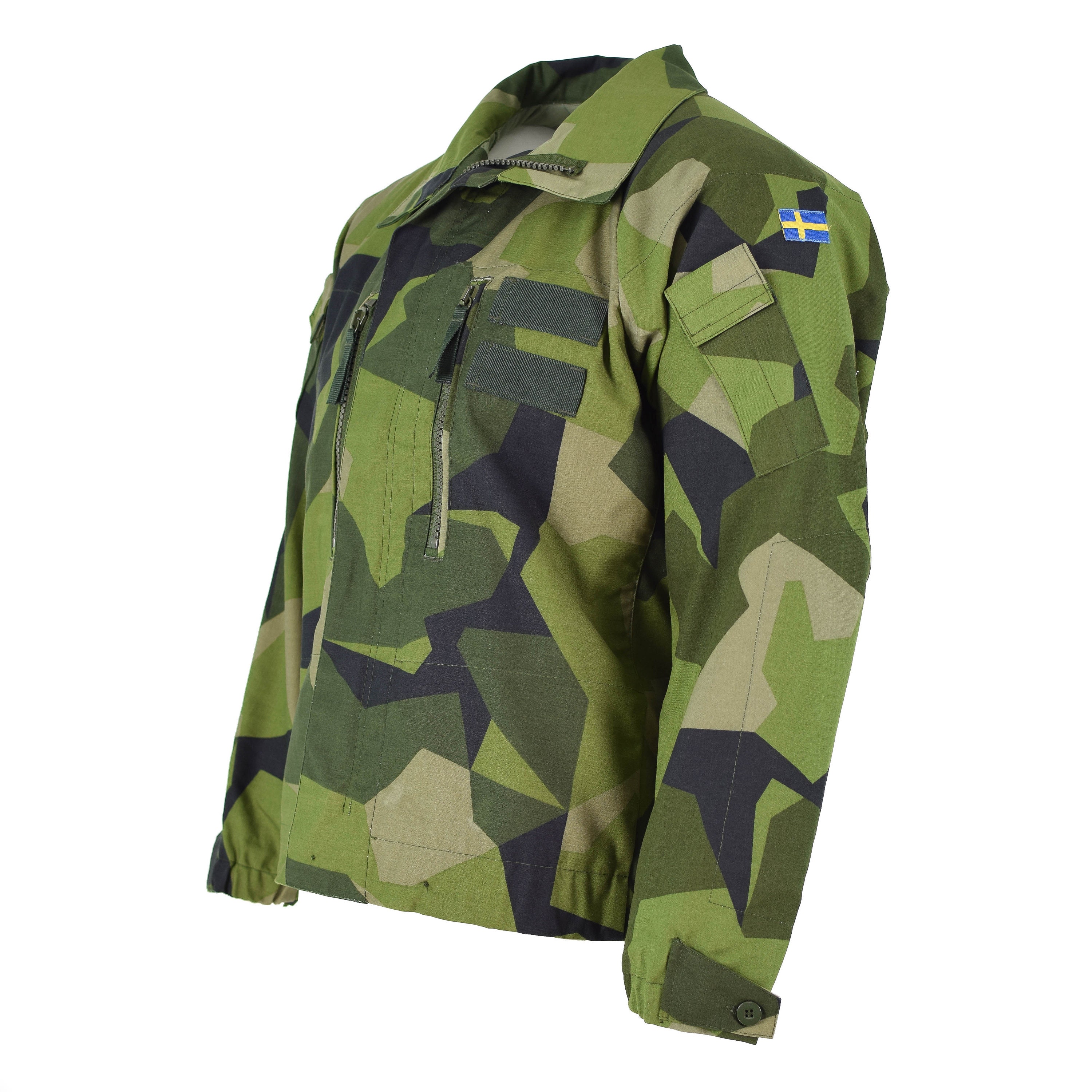 Original Swedish army M90 jacket splinter camouflage field combat ...