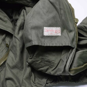 Genuine Belgian Army Field Jacket M64 Military Cotton Water Resistant ...
