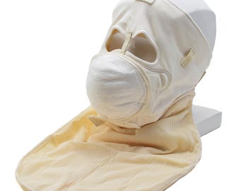 Original U.S. Military Full Face Mask Vintage Extreme Cold Weather White