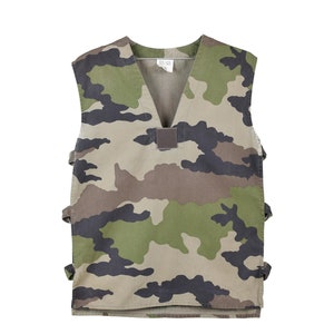 Original French army tactical combat shirt GAO vest F2 CCE camouflage
