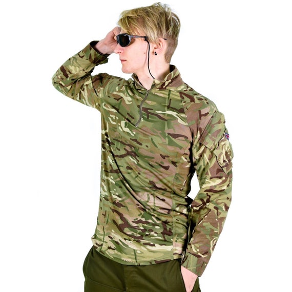 Chemise UBACS Armée Britannique MTP Camouflage - Taille Petite - Surplus D'occasion