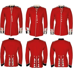 Echte britische Armee Jacke Uniform Tunika rotes Kleid Scarlet Rettungsschwimmer Kavallerie Bild 9