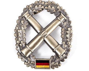 Original German army Artillery Beret cap Badge cockade Artillerietruppe hat Insignia