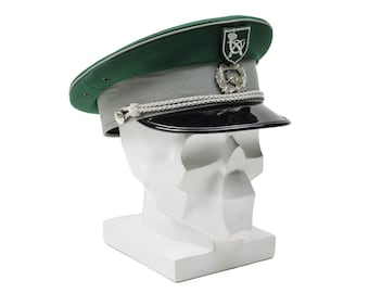 Original French army green visor peaked cap Ivory coast badge lightweight NEW
