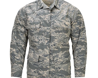 Original U.S. Military Uniform Women Jacket Digital Tiger Stripe Camouflage