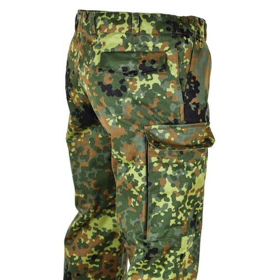Genuine German Army Issue Flecktarn Pants Field Combat Camo