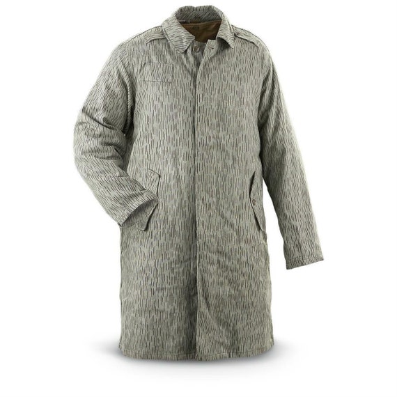 Genuine Czech army coat trenchcoat CZ military issue long raincoat olive NEW