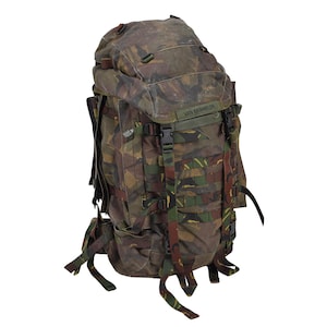 オリジナル オランダ軍 タクティカル バックパック 60L MOLLE ループ DPM ウッドランド カモ