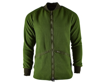 Genuine British army Thermal Cardigan Jacket Fleece Green Liner Jumper mens zip up jackets cold weather wear