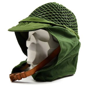 Original Swedish army military helmet net cover green Helm cover