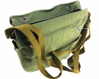 Soviet Russian gas mask PBF olive canvas carrying Bag Hard cover. EO-19 gas mask