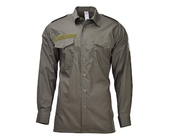 Original Austrian military olive field service shirts federal lightweight NEW