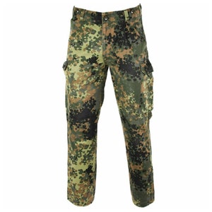 Genuine German army issue flecktarn pants field combat camo trousers