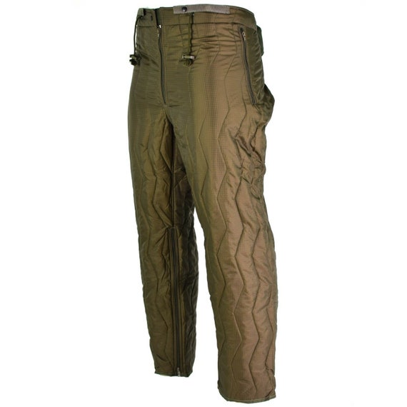 Original German Army Quilted Pants Liner Trousers Inner Warmer