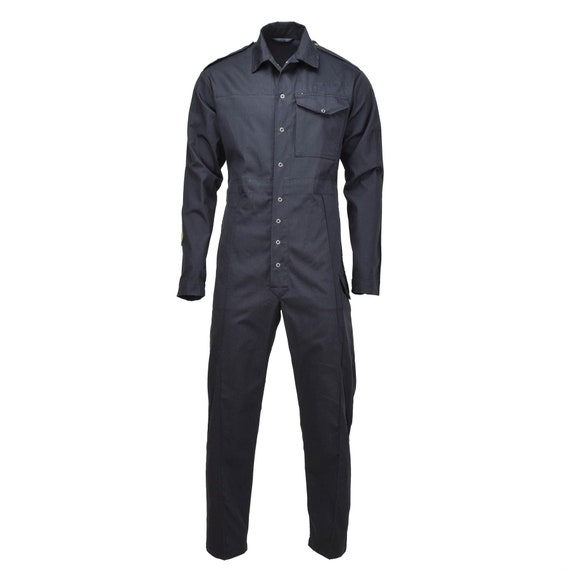 Combinaison de mecanicien militaire britannique originale uniforme de travail combinaison de travail noire Etsy France