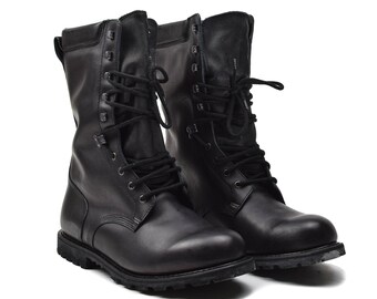Original French Military Boots Waterproof Genuine Leather