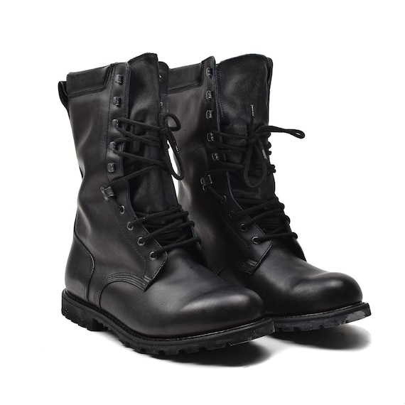 Original French Military Boots Waterproof Genuine Leather