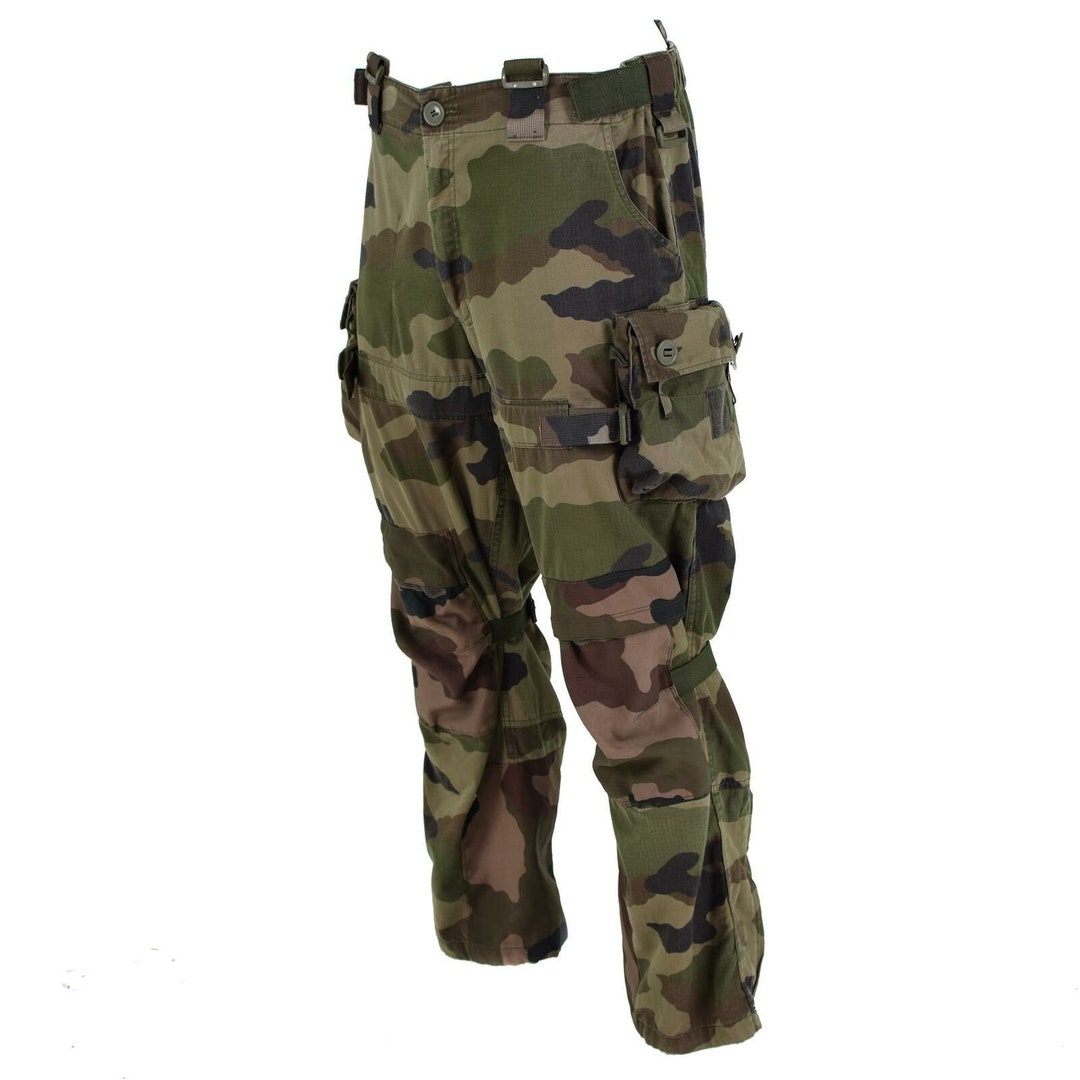 Genuine French army combat pants military CCE camouflage trousers