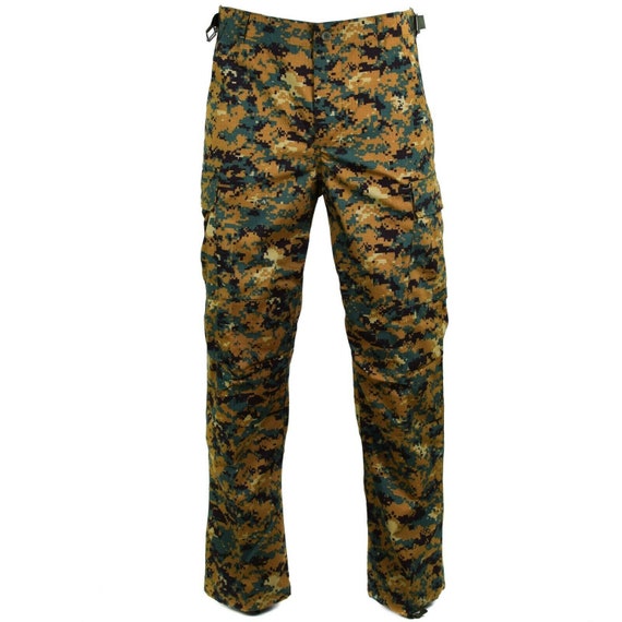 Genuine Guinea Bissau Army Pants Ripstop Digital Savana Camo