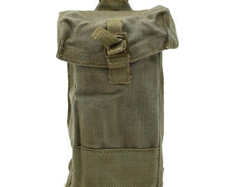 Original Belgium Military Durable Canvas material small Magazine Pouch bag Olive