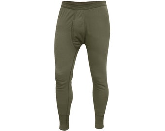 Genuine German Military thermal underpants winter cotton pants olive military surplus NEW