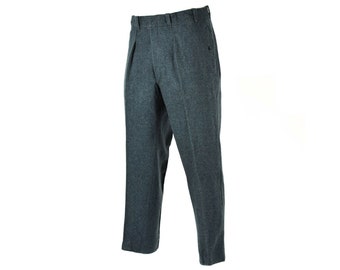 Original Swiss army wool pants military surplus field trousers Switzerland