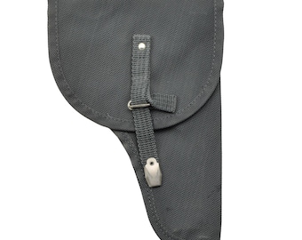 Original Italian Military Pistol Holster Thorn buckle Closure Polycotton Gray