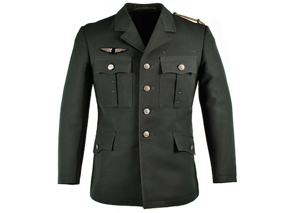 Genuine Austrian army uniform Formal jacket grey … - image 1
