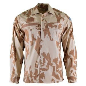 Genuine Czech army shirt Desert camouflage 95 field uniform original military surplus issue NEW