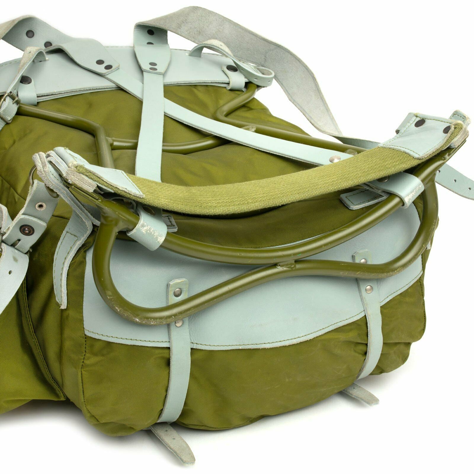 Genuine Norwegian Military Backpack with Frame army canvas leather