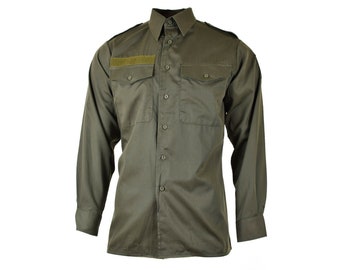 Genuine Austrian army shirt M65 O.D Military combat long sleeve Olive BDU NEW