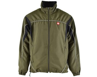 Genuine Austrian Army Training Tracksuit Top Jacket Sports Vintage OD Green Military Vintage retro Sporting Suit