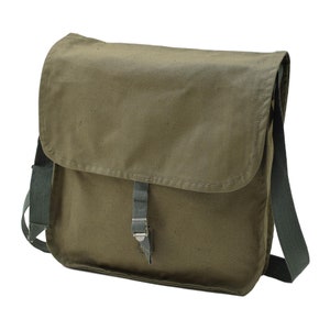 Original bulgarische Armee oliv Umhängetasche verstellbarer Riemen Outdoor-Reise NEU
