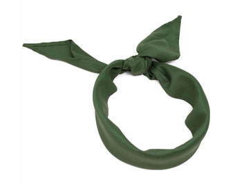 Genuine Czech Republic military bandana lightweight CZ first aid scarf green NEW