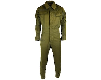 Genuine Belgian army tanker coveralls suit overall Jumpsuit Olive OD