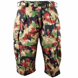 Original Swiss Army Shorts M83 Combat Field Alpenflage Camo Cargo ...