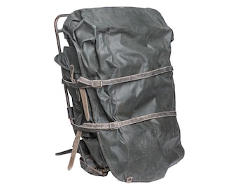 Original Finnish military backpack framed waterproof large rucksack 100L vintage