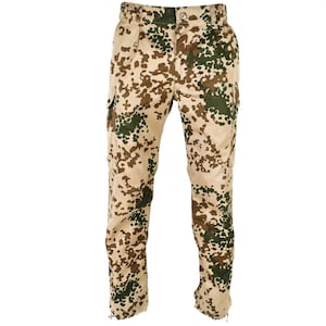 Pantalones de camuflaje tropical del desierto del ejército alemán genuinos pantalones militares