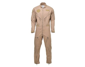 Original Dutch army coverall air forces flyer flight suit jumpsuit aramid Khaki